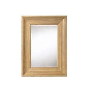  Wall Mirror with Thick Mirror Frame in Nantucket Wash 