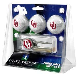   NCAA 3 Golf Ball Gift Pack w Kool Tool 