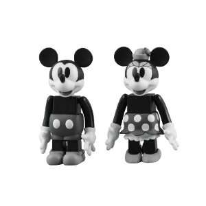  Mickey & Minnie Mouse Kubrick Figure Set Disney NEW 