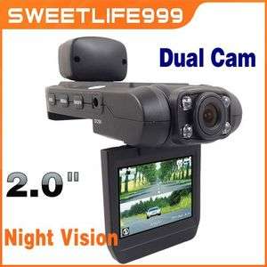 HD 720P Dual Lens Dashboard Car Vehicle Camera Video Recorder DVR 
