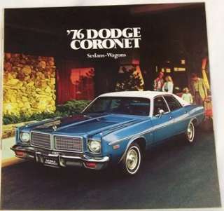 1976 76 Dodge Coronet original sales brochure  