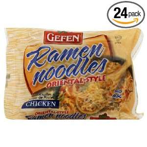Gefen Ramen Noodle Chicken Flavored, 3 Ounce (Pack of 24)  