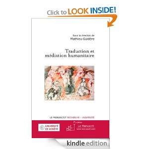 Traduction et médiation humanitaire (Recherche Université) (French 