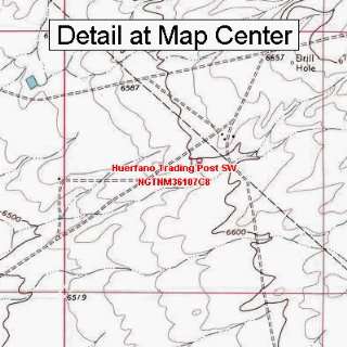  USGS Topographic Quadrangle Map   Huerfano Trading Post SW 
