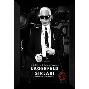  Lagerfeld Confidential 27x40 FRAMED Movie Poster   A