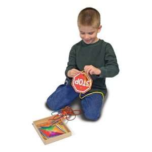  Melissa & Doug Lace and Trace Shapes Toys & Games
