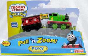  Thomas & Friends Take N Play PULLN ZOOM PERCY & MAIL CAR NEW 2011