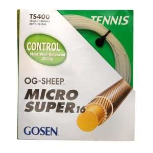 Gosen OG Sheep Micro Super Tennis Strings 16g Natural  
