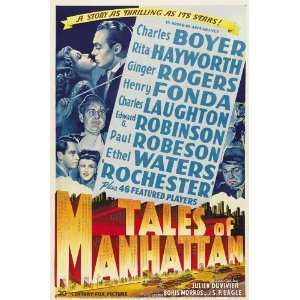 Tales of Manhattan (1942) 27 x 40 Movie Poster Style C  