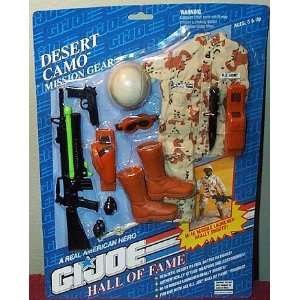  Hall of Fame Desert Camo Mission Gear Toys & Games