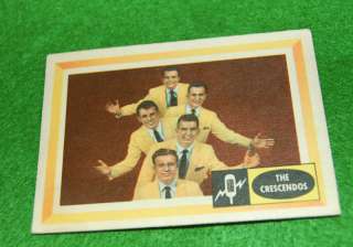 SPINS AND NEEDLES TRADING CARDS THE CRESCENDOS  
