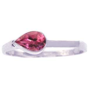   Gemstone Stackable Ring Pink Tourmaline, size6.5 diViene Jewelry