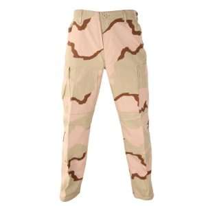  BDU Pants   Trousers Tri Color Desert Camouflage; Size 