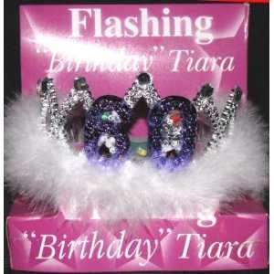 60th Birthday Flashing Light up Tiara [Toy]