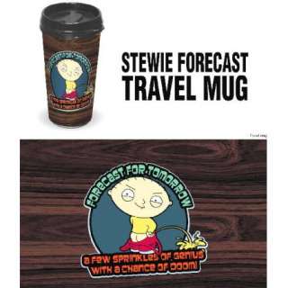 The Family Guy Stewies Forecast Plastic Travel Mug, NEW UNUSED  