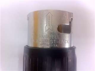 Hubbell CS8465C 2P 3W 50A 480V locking plug  