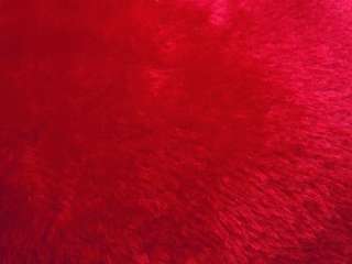 CF25 RED FAUX FUR SKIN PILLOW CUSHION COVER*CUSTOM SIZE  