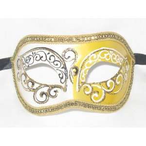  Yellow Colombina New Lillo Venetian Mask