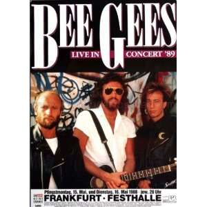  Bee Gees One 1989   CONCERT POSTER from GERMANY