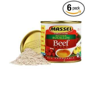 MASSEL Better Bouillon Granules, Beef Style, 4.2 Ounce (Pack of 6 