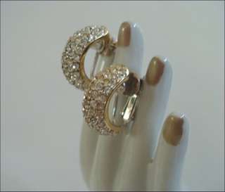 Pins Earrings Ring Scarf Clip Rhinestones BSK Napier+  