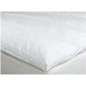   Baffle Channel Grey Duck Feather Cal King Feather Bed