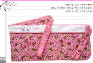 Korean podaegi baby warm carrier wrap blanket pink color medium size 