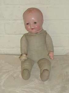 Vintage 15 Composition Cloth Baby MADAME HENDREN Doll  