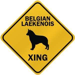  ONLY  BELGIAN LAEKENOIS XING  CROSSING SIGN DOG