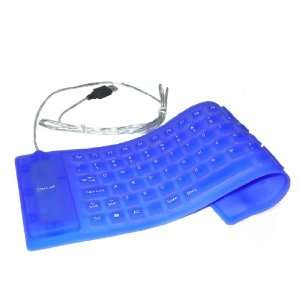  Foldable / Flexible Spillproof Keyboard For Laptop, PC, or Computer 