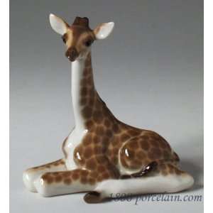  Lomonosov Porcelain Figurine Giraffe Cub 