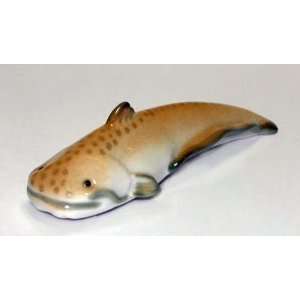  Lomonosov Porcelain Figurine Catfish Brown