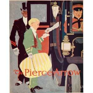  1913 Pierce Arrow Car Bellhop Gil Spear Mini Poster 