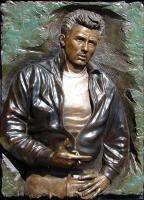 Bill Mack REBEL JAMES DEAN Bonded Bronze Sculpture Hand Signed L@@K 