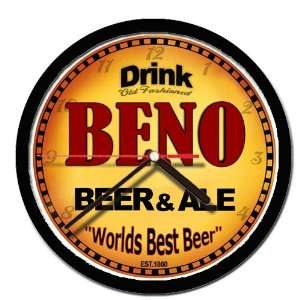  BENO beer and ale cerveza wall clock 