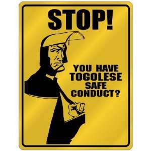  New  Stop   You Have Togolese Safe Conduct  Togo 