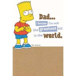 Greeting Card Fathers Day Simpsons Dad I Know Im Not 