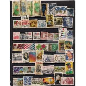  50 Different Used US 20 Cent Stamps. 