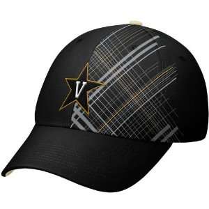  Vanderbilt Commodores Black Legacy 91 Rad Plaid Swoosh Flex Fit Hat 