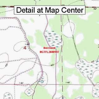 USGS Topographic Quadrangle Map   Bermont, Florida (Folded/Waterproof 