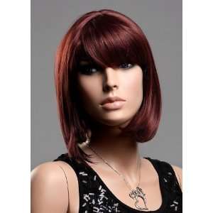 Brand New Short Red Female Wig Synthetic Hair For Ladies Personal Use 