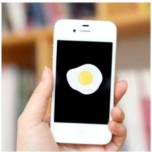  Fried Egg and Fish Cellphone Screen Cleaner, Fried Egg 