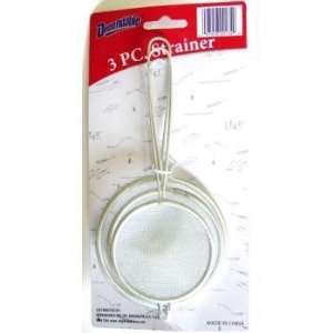  3 pc Metal Strainers Case Pack 72 