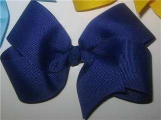 Lot 10 Girls Toddler Boutique 5 Inch Hair Bows Hairbow  