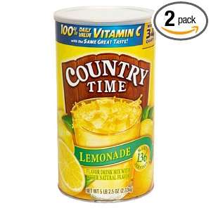 Country Time Lemonade Drink Mix, (Makes Grocery & Gourmet Food