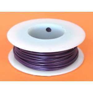  22 Ga. Purple Hook Up Wire, Solid 25 Electronics