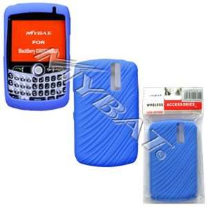  Blackberry 8300, 8310, 8330 Wave Skin Case (Dr Blue 