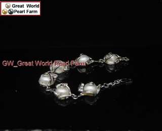 GW Noble Natural Shape 10 11mm White Baroque Pearl Sets  