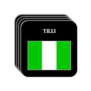  Nigeria   TILLI Set of 4 Mini Mousepad Coasters 