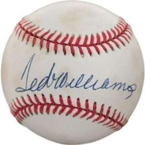 Ted Williams Autographed Baseball   Vintage AL   Autographed Baseballs